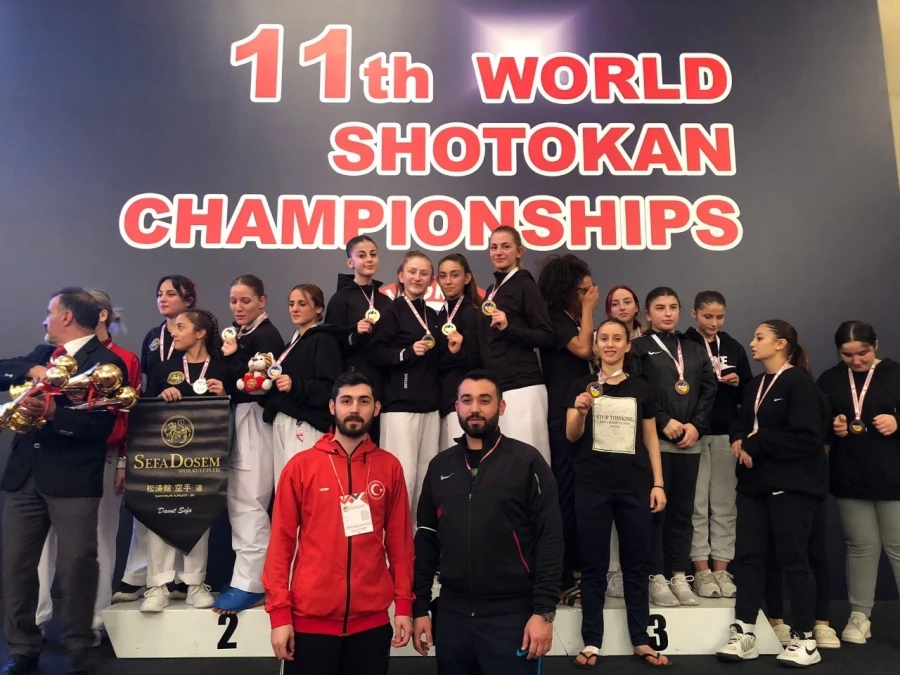 Karatecilerimiz, Dünya Shotokan Şampiyonasına Damga Vurdu