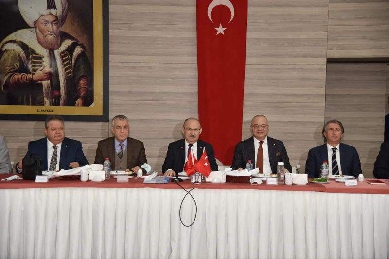 İl İdare Şube Başkanları Toplantısı Vali Karadeniz Başkanlığında Yapıldı