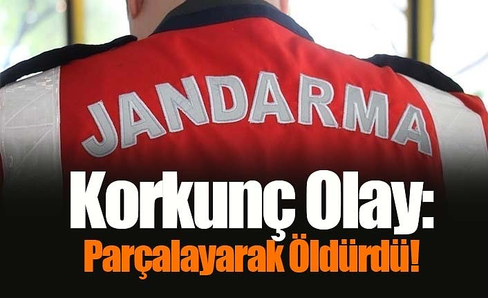 Korkunç Olay: Parçalayarak Öldürdü!