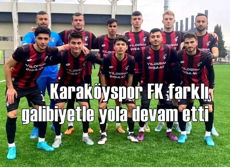 Karaköyspor FK farklı galibiyetle yola devam etti