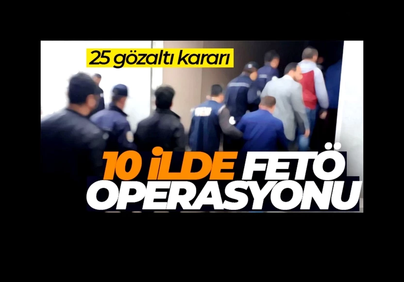 İzmir merkezli FETÖ operasyonunda 22 gözaltı