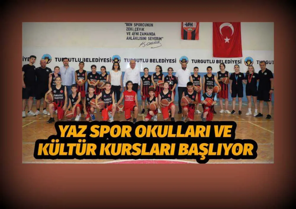 Turgutlu Belediyesi Yaz Spor Okulları ve Kültür Kurslarında Yaz Sezonuna Eğlenceli Veda