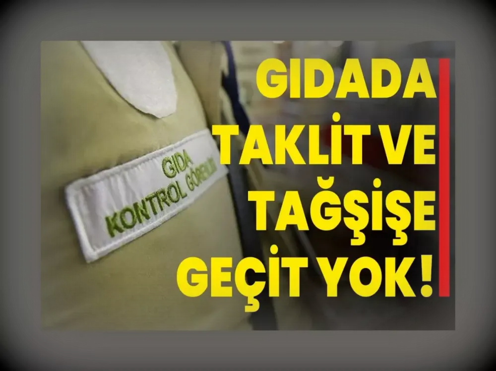 Gıdada taklit ve tağşişe geçit yok