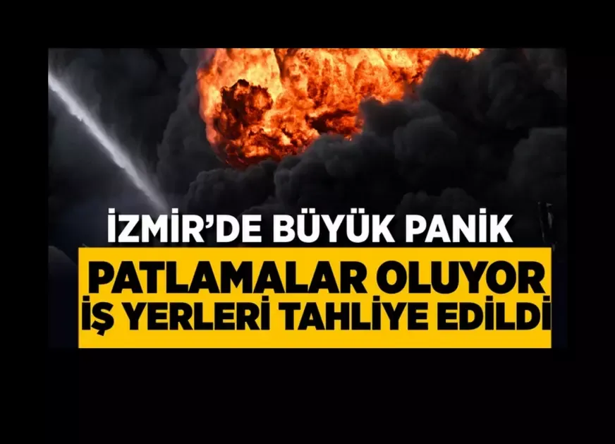 İzmir’in Kemalpaşa ilçesindeki bir lojistik firmasının deposunda yangın çıktı
