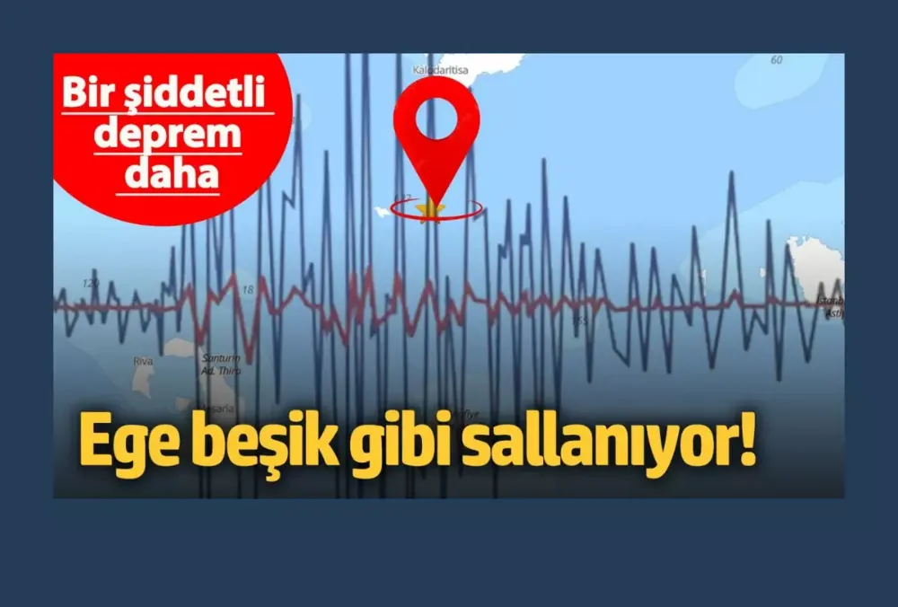 Ege beşik gibi sallanıyor! Bir şiddetli deprem daha