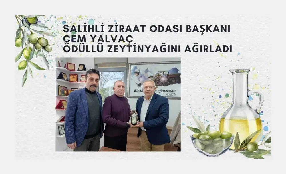 SALİHLİ KURTTUTAN MAHALLESİNİN ALTIN MADALYALI ZEYTİNYAĞI