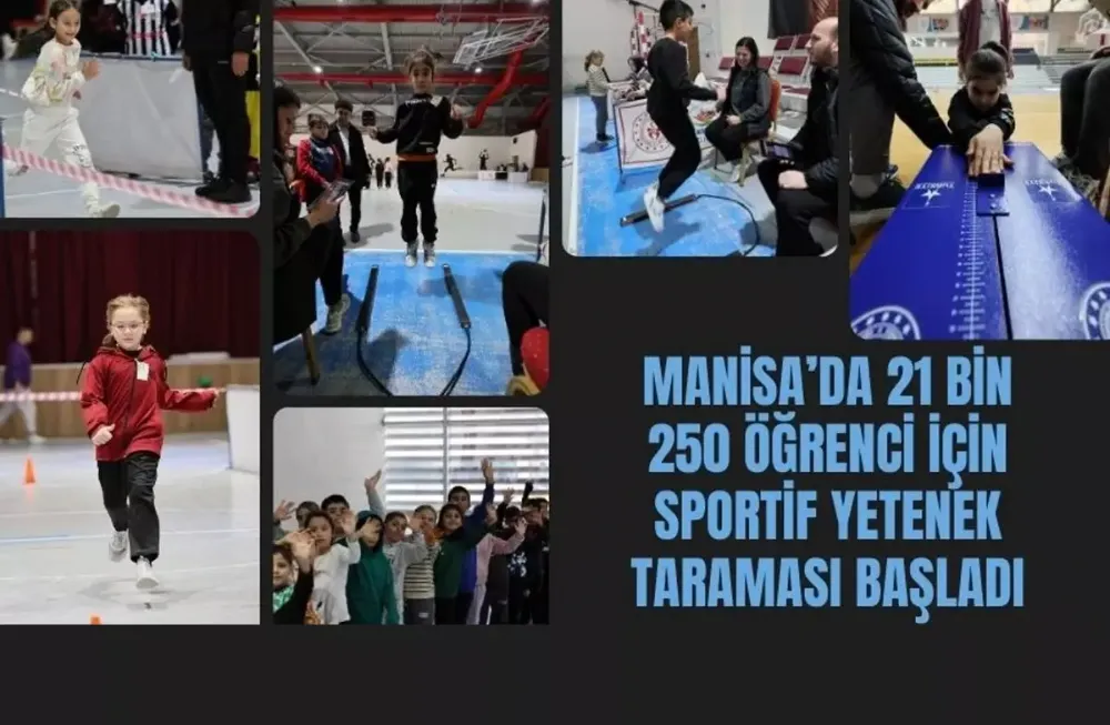 Manisa’da 21 bin 250 öğrenci için sportif yetenek taraması başladı